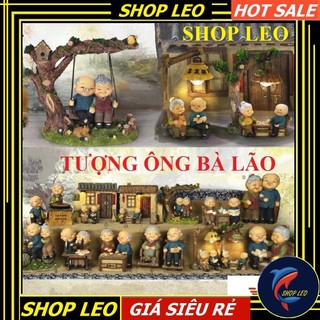 Tượng Ông Bà Lão (Hàng loại I) - Tượng ông bà anh (mẫu về già) - Trang trí nhà cửa