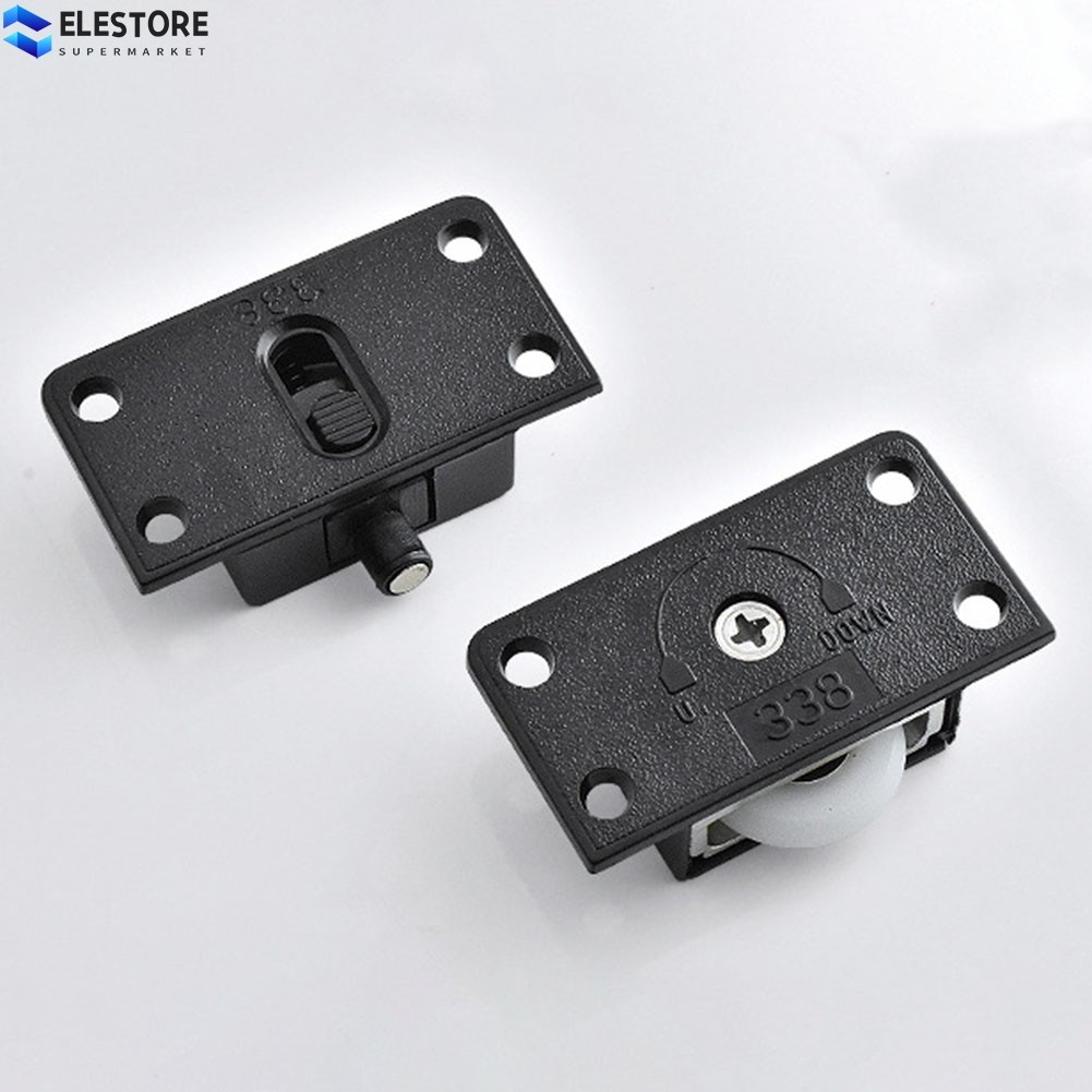 [Elect] Tủ quần áo kiểu cũ Ròng rọc lên xuống bánh xe đường ray trượt bánh xe cửa trượt