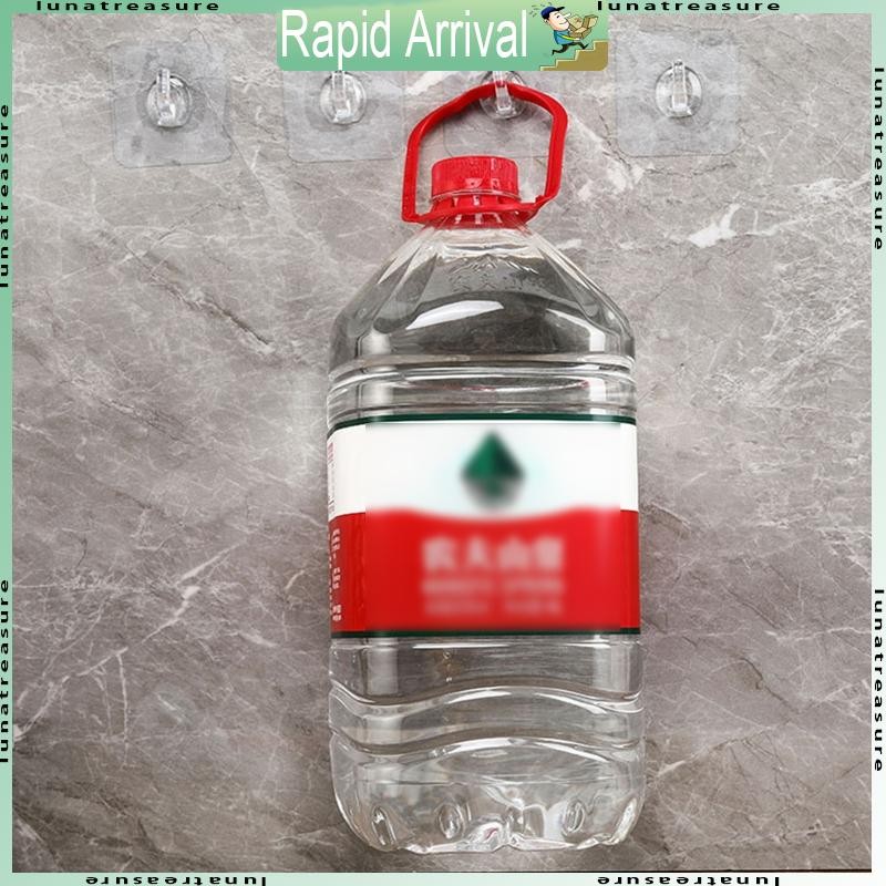 Wall Hook Strong Self Adhesive Transparent Suction Cup Heavy Load Rack