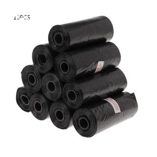 Set 10 cuộn túi đựng rác phân hủy sinh học màu đen tiện dụng cho nhà bếp