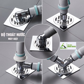 Bán lẻ chi tiết bộ thoát nước máy giặt lắp thoát sàn ngăn mùi Minh House