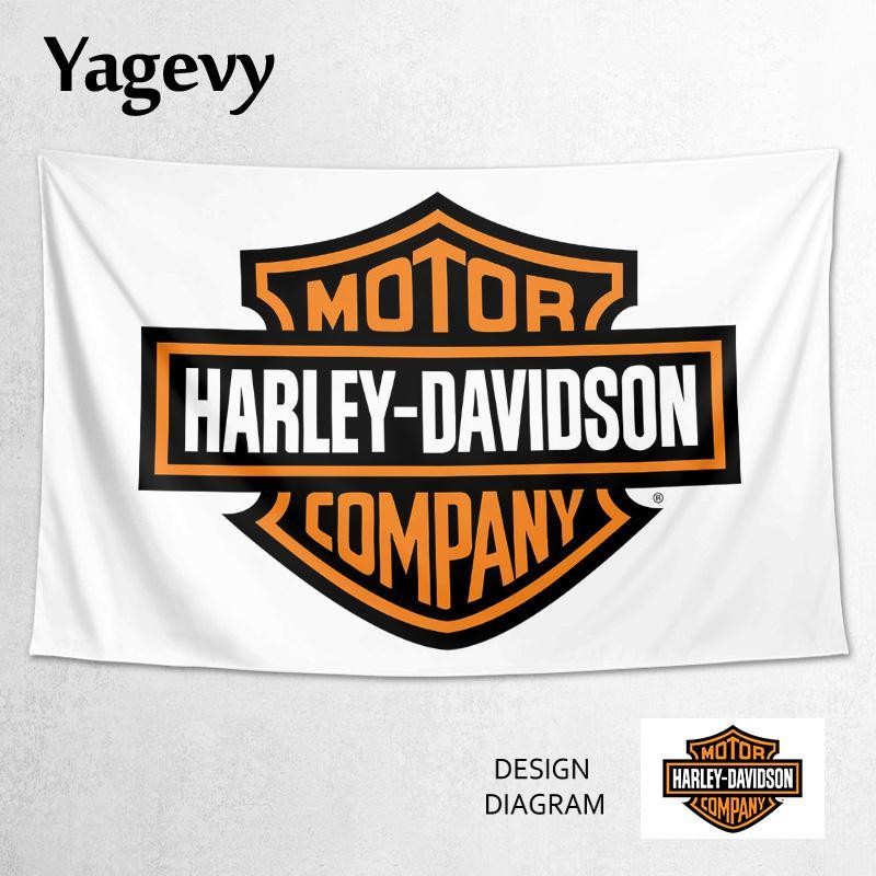 Harley Harley Harley 883FXR Xe Máy Ngoại Vi Trang Trí Tường Poster Nền Vải Tấm Thảm Vải Treo Tường T