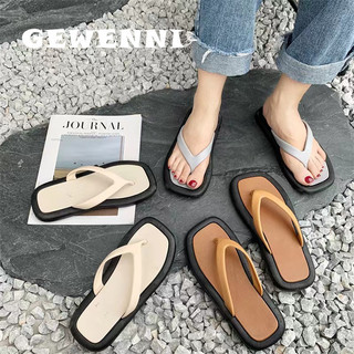 GEWENNI  ép sandal nữ dép bánh mì nữ dép bánh mì Phối hợp dễ dàng Phong cách Kiểu dáng độc đáo Bảnh bao B99G00L 35Z240828