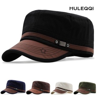 HULEQQI Mũ Cotton mùa xuân hè thông thường Mũ chống nắng