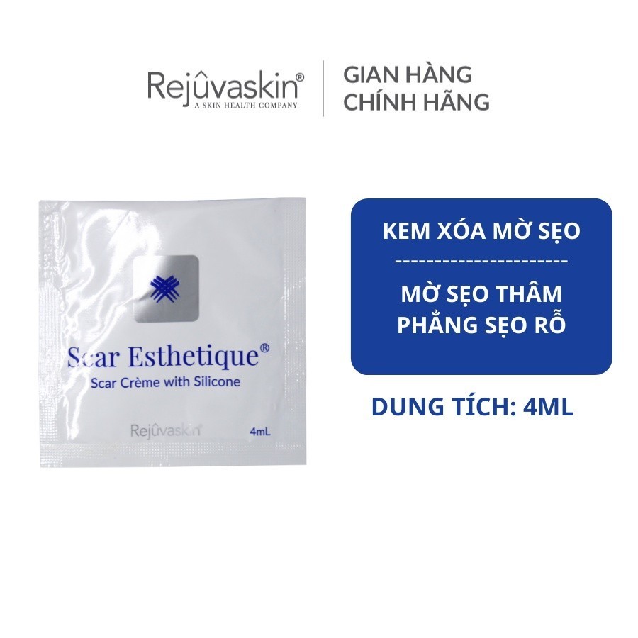 Kem  mờ sẹo thâm, làm đầy sẹo rỗ, sẹo lõm Scar Esthetique gói 4ml - Rejuvaskin