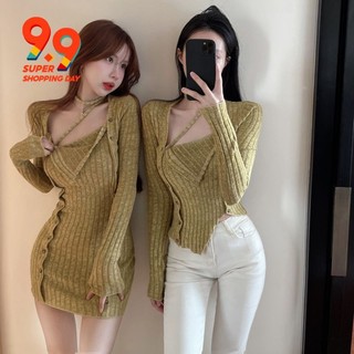 Áo Sơ Mi Tay Dài Dáng Ngắn Xẻ Tà Màu Trơn Thời Trang Cho Nữ
