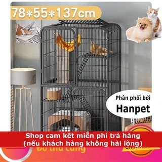  THANH LÝ Lồng mèo loại nan ống to có 2-3 tầng Biệt thự cho mèo ở Chuồng mèo 