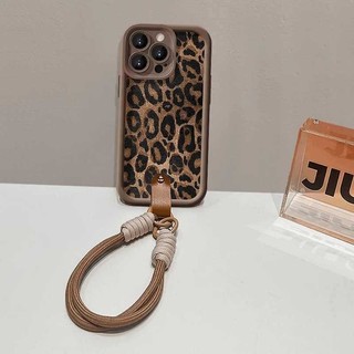Ốp Điện Thoại In Hình Da Báo Thích Hợp Cho iphone16promax Bao Gồm Tất Cả 13 Dây 15 / 14 Nữ XR Chống Sốc 11 Vỏ Bảo Vệ