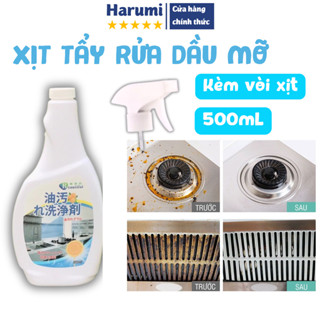 Nước Xịt Tẩy Rửa Dầu Mỡ Nhà Bếp Siêu Hiệu Quả Chai 500mL, Xịt Tẩy Rửa Bếp, Xịt Tẩy Rửa Nhà Bếp Đa Năng