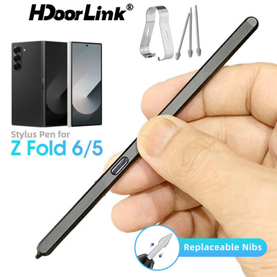 Hdoorlink Stylus S Bút Cho Z Fold 6 5 S Bút Stylus Đầu Có Thể Thay Thế Z Gấp 6 5 Bút Có Phím Chức Năng Không Bluetooth