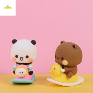Jewellryboxss Panda Bubu Dudu Hình Búp Bê, Anime Hình Panda Bubu Dudu Gấu Trúc Hình, Hoạt Hình Gấu Thú Vị Tập Hợp Gấu Trúc Bubu Đồ Chơi Mô Hình Gấu Trúc Trang Trí Máy Tính Để Bàn