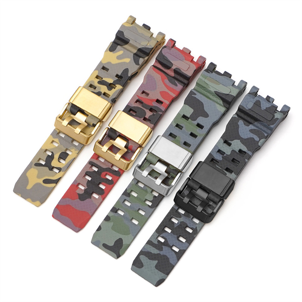 Dây đeo cổ tay TPU cho dây đeo đồng hồ thể thao GWG-2000 GWG-2040 Vòng đeo tay cho đai GWG 2000 2040