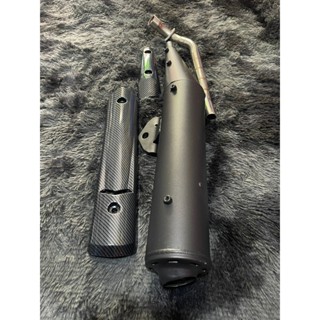 Pô Spark Êm Gắn Như Zin Cho Xe Sirius XC Tặng Kèm Ốp Pô Cacbon .