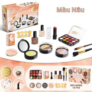 Bộ Đồ Chơi Mô Phỏng Trang Điểm Chicbabe, Set Make Up Giả Không Màu, Thúc Đẩy Sáng Tạo Cho Bé