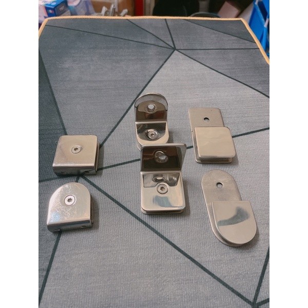 Kẹp Kính Phòng Tắm, Pass U Inox 304 Dày – Kẹp Kính Tường, Gia Cố Kệ Kính