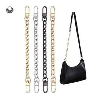 N2HAO Dây Xích Túi Dây Phụ Kiện 20cm Dây Xích Mở Rộng Túi Kim Loại Dây Xích Màu Trơn DIY Dây Vàng Bạc Đen Thắt Lưng QZZ