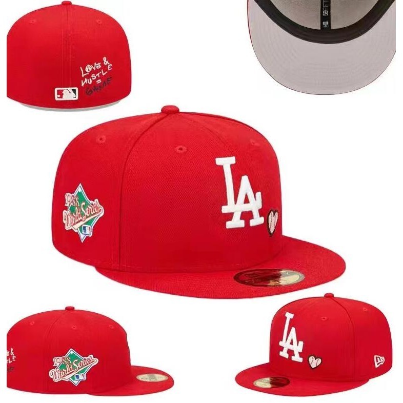 YX128 HIP HOP Mũ Snapback LA MLB Đội Casquette Thêu Chữ Cotton Mũ Unisex Hoàn Toàn Kín KÍCH THƯỚC Mũ