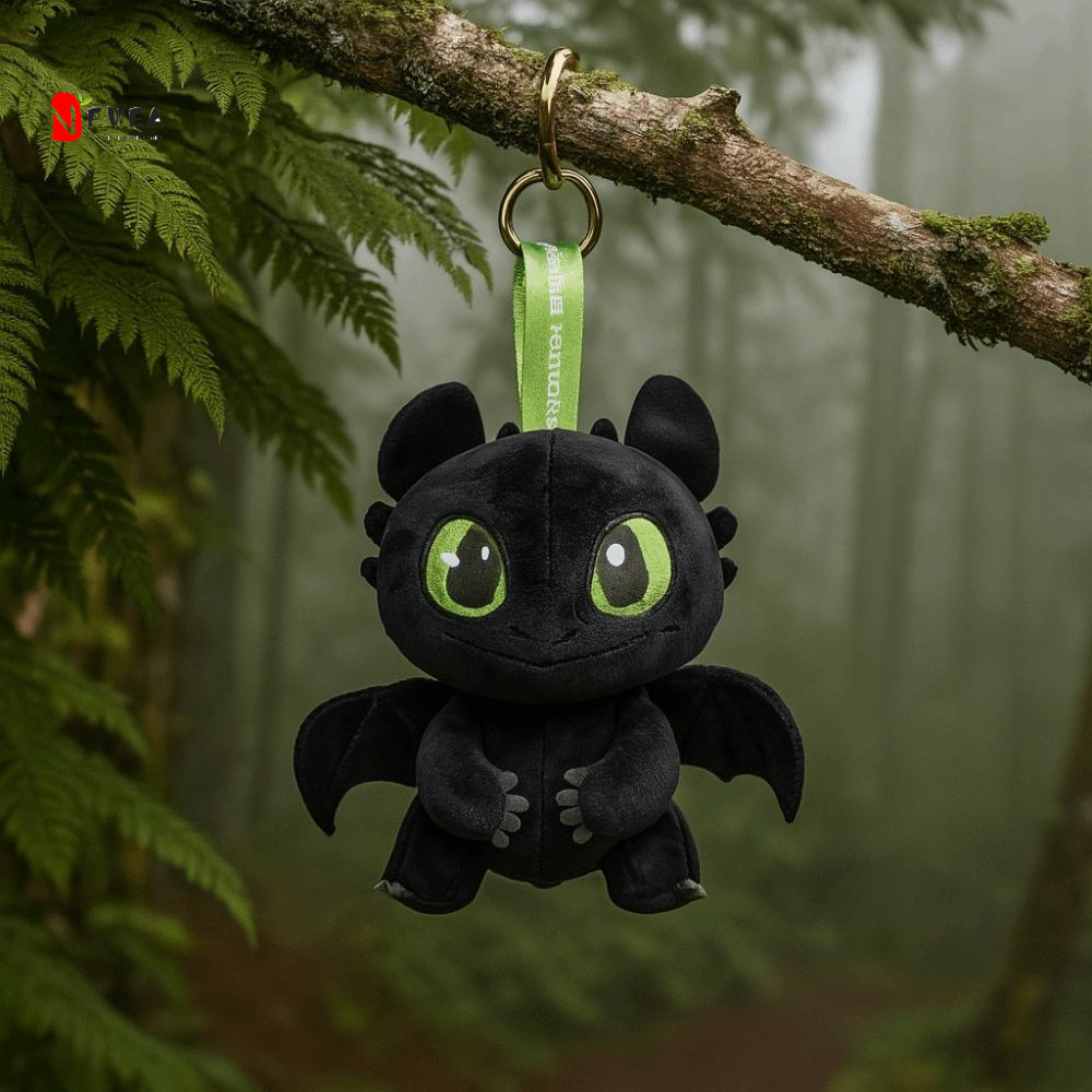 NEWEARTH GIỚI HẠN Cách huấn luyện Móc khóa rồng của bạn, Động vật nhồi bông Mặt dây chuyền sang trọn