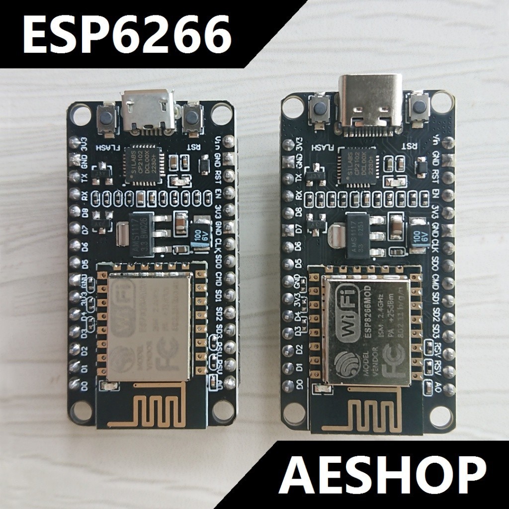 Kit phát triển NodeMCU ESP8266 V2 bản Type-C
