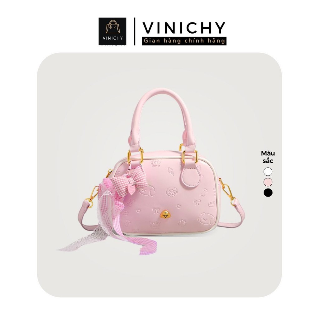 Túi xách nữ đeo chéo, đeo vai VINICHY size 17cm HA717