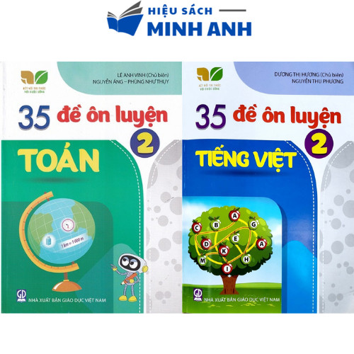 Sách - Combo 35 đề ôn luyện Toán 2 + Tiếng Việt 2 (Kết nối tri thức với cuộc sống)