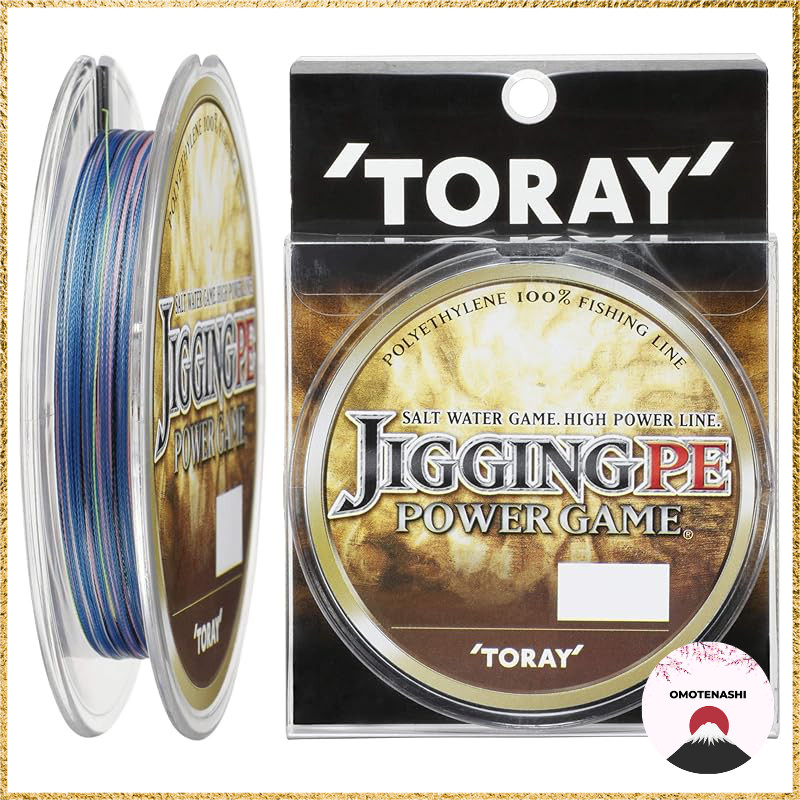 TORAY PE Line Jigging PE Power Game 200m 4-Strand Multicolor Fishing Line