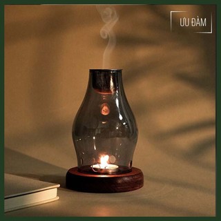  UD02.Đèn Nến Thuỷ Tinh Tích Hợp Xông Hương Sự Hiện Diện Tỉnh Thức Trong Từng Khoảnh Khắc ƯU ĐÀM _ Quà Tặng Phong Thuỷ  