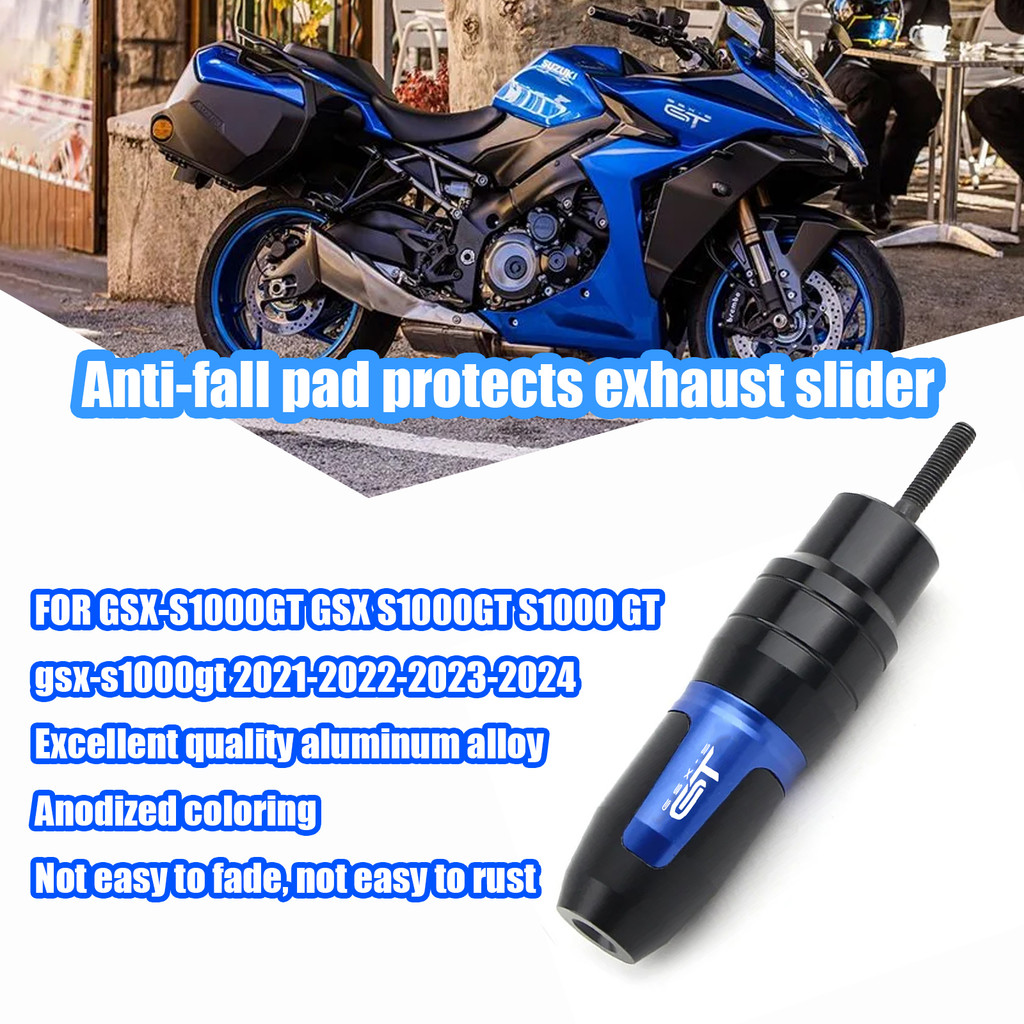Dành Cho GSX-S1000GT 2024 Xe Máy CNC Nhôm Phụ Kiện Xả Tấm Bảo Vệ Thanh Trượt GSX-S1000GT 2021-2024 +