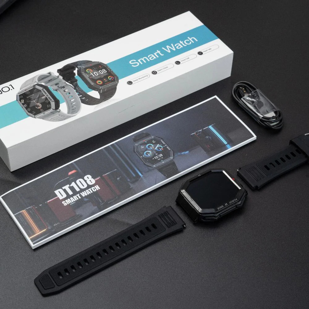 [ Chính Hãng FULL VAT ] Đồng hồ thông minh DT108 – Vượt giới hạn của sự bền bỉ và công nghệ