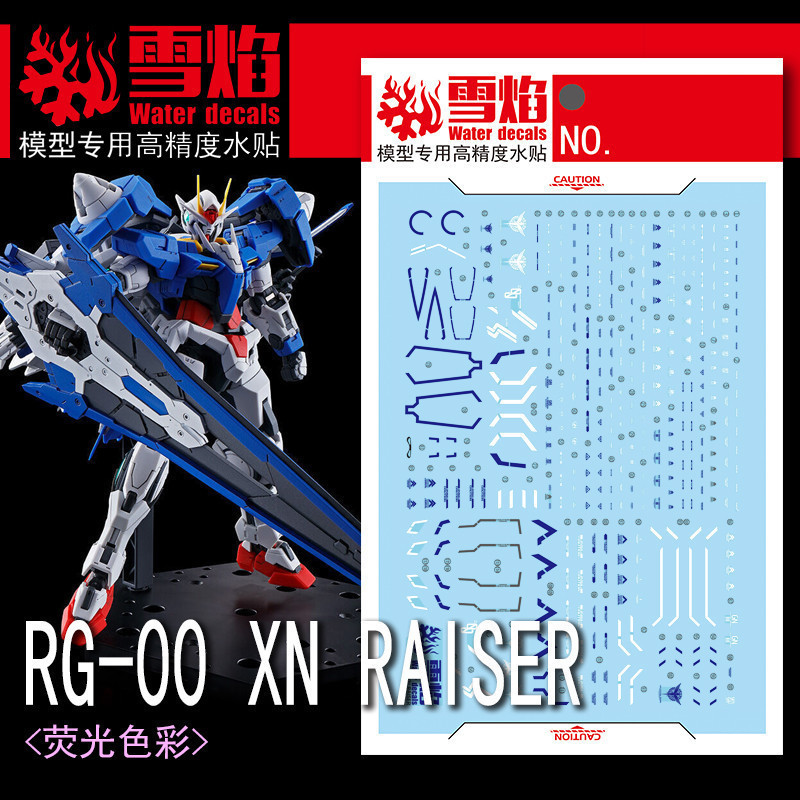 20250801 XUEYAN XY / SNOW FLAME RG-54 RG 1 / 144 00 XN RAISER Đề can trượt nước XYRG054