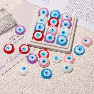  Mặt dây chuyền nhựa 25mm mắt quỷ quyến rũ phù hợp làm DIY móc khóa và vòng cổ gothic 