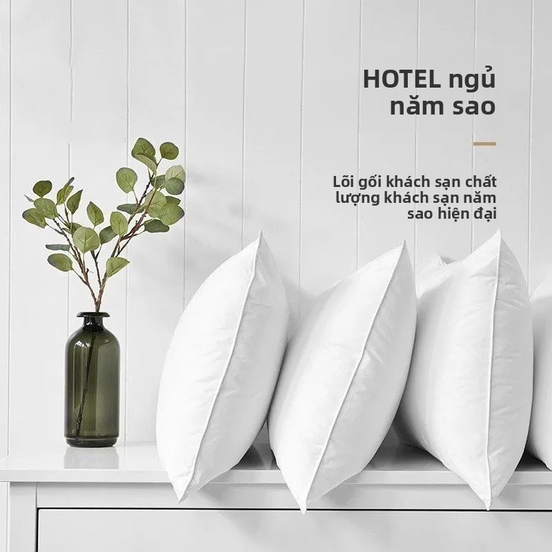 Gối ngủ nhung xuống lông tơ Tắt tiếng Gối có thể giặt được Gối Unisex