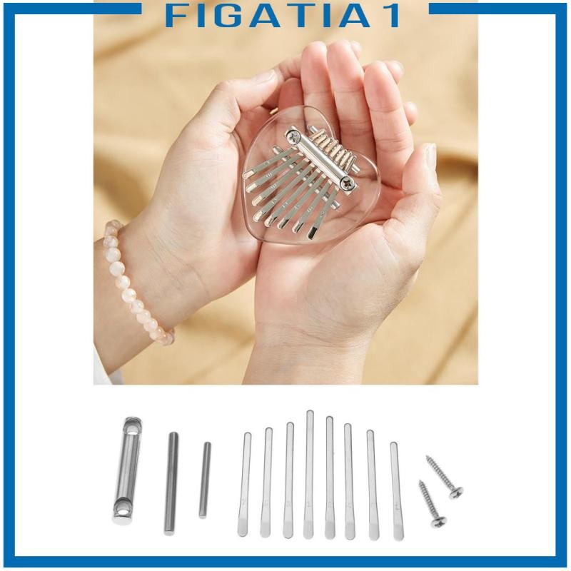 Gazechimp DIY Mini Kalimba 8 Phím Ngón Tay Cái Đàn Piano Thép / w Vít Cho
