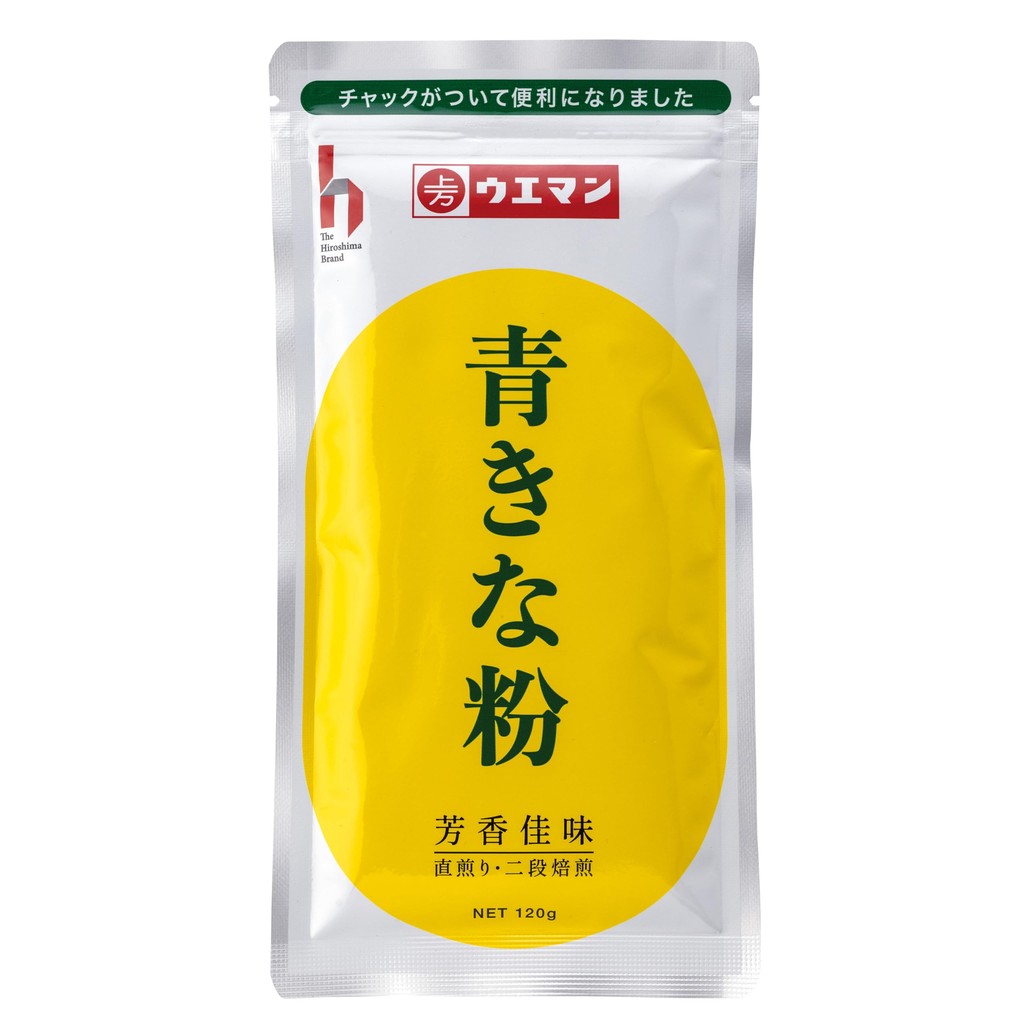 [From Japan] Jouman Ryoushoku Milling Co. Blue Soybean Flour Uguisu Flour 120g with Zip Lock - Certi