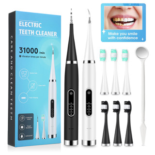  Máy Lấy Cao Răng  Mini Rung Tần Số Cao 31000 Phút Thiết Kế Tiện Lợi 5 Chế Độ Dễ Dàng Sử Dụng Tại Nhà 