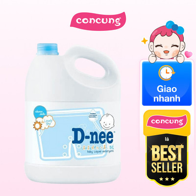 Nước giặt quần áo em bé D-nee Xanh - Lovely Sky 3L/2.8