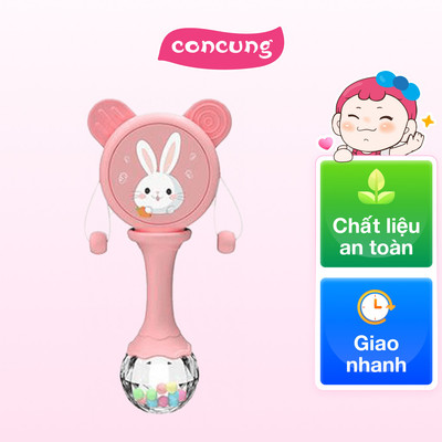Xúc xắc thỏ con có nhạc CY615409 C409 (Hồng)