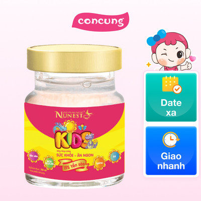 Nước yến sào cao cấp Nunest Kids 70ml (Lốc 3+1)