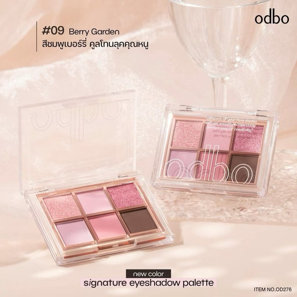 [ODBO] Bảng phấn mắt 6 ô Odbo Signature OD276