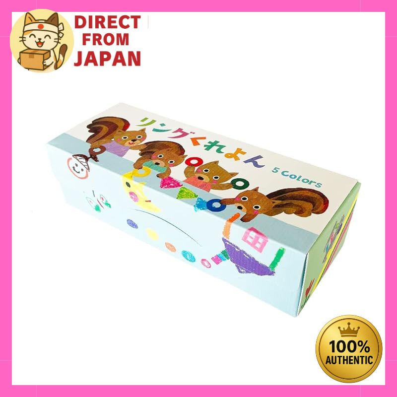 Kokuyo Expandable Long Drawing Notebook and Crayon Set