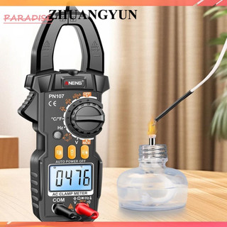 Đồng hồ đo kẹp kỹ thuật số Đồng hồ vạn năng 4000 đếm Vôn kế Ampe kế Màn hình LCD