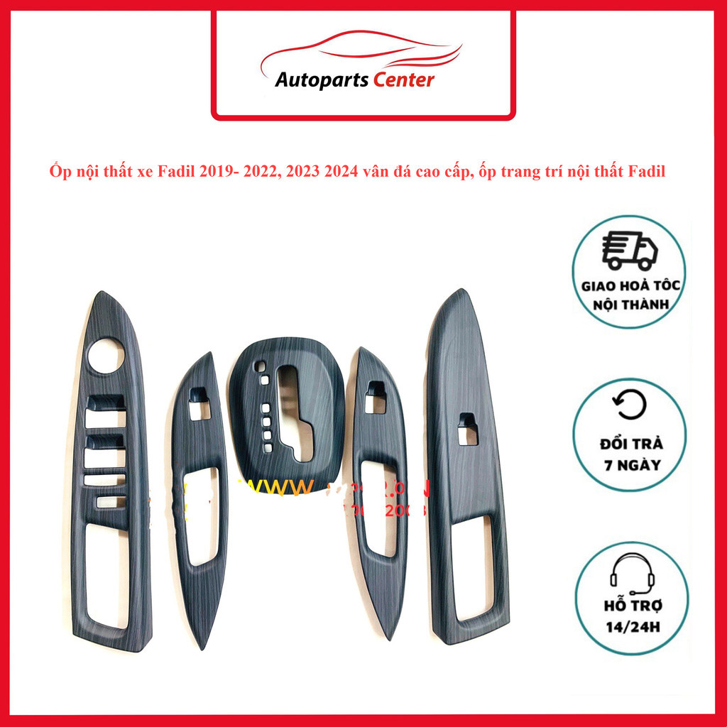 Ốp nội thất xe Fadil 2019- 2022, 2023 2024 vân đá cao cấp, ốp trang trí nội thất Fadil siêu đẹp