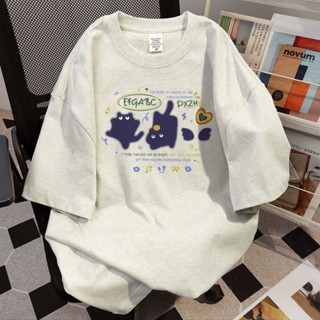 HANUNA Local Brand Áo Thun Phông Form Rộng 100% Cotton BIG SIZE Áo thun phong cách mới dành cho nữ dáng rộng thiết kế cỡ lớn in hàng đầu