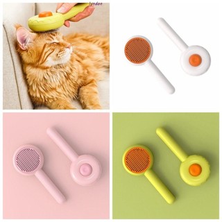 Lược chải mèo LYNDON Donut, Lược kim bánh rán thoải mái bền bỉ, Tay cầm chống trượt Tẩy lông Bàn chải mèo cưng Tránh bóng lông rời