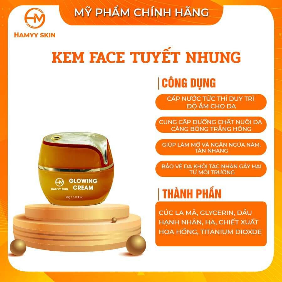 [CHÍNH HÃNG] Kem Face Tuyết Nhung Hamyy Skin chính hãng