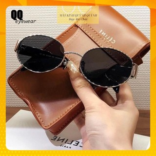 Mắt kính râm form mắt mèo hot trend cực sang trọng kính lisa CL4235 kèm hộp khăn lau kính mẫu mới hot