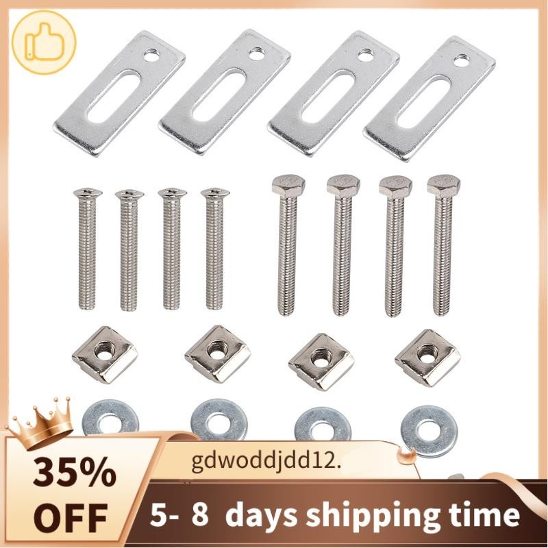 Cao Cấp 4 Gói Kẹp T-Track, Mini T Track Hold Down Kẹp Bộ Tương Thích Với 3018-PRO, 3018-PROVer, 1810