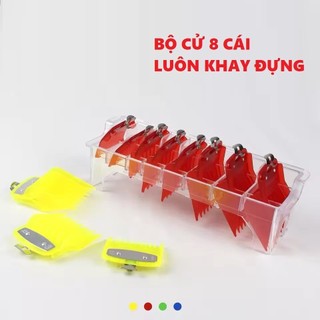 Bộ cử tông đơ gá thép 8 cái luôn khay