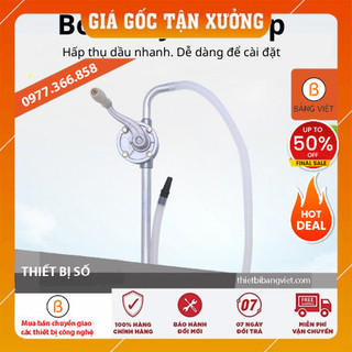 Dụng cụ bơm hút chất lỏng- bơm quay tay vật liệu nhôm, bơm xăng, dầu diesel