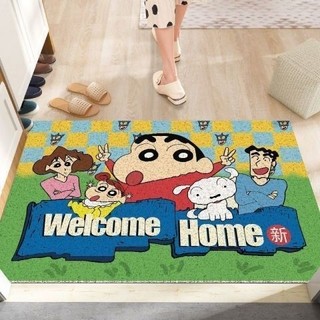 Thảm Crayon Shin-Chan hoạt hình vòng lụa vào cửa Tấm lót chân Tấm lót sàn chống bụi và chống mài mòn lối vào lối vào